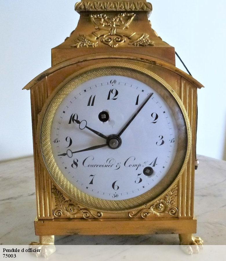 Pendule d officier paris-3-75003 Artisan Horloger 75