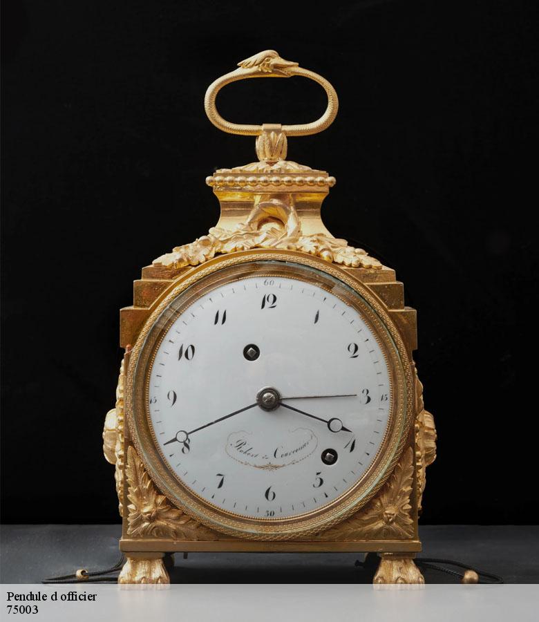 Pendule d officier paris-3-75003 Artisan Horloger 75