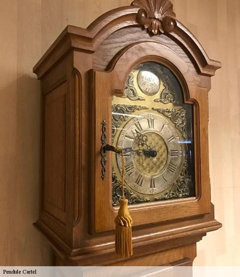 Pendule Cartel paris-1-75001 Artisan Horloger 75