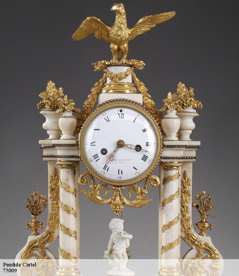 Pendule Cartel paris-9-75009 Artisan Horloger 75