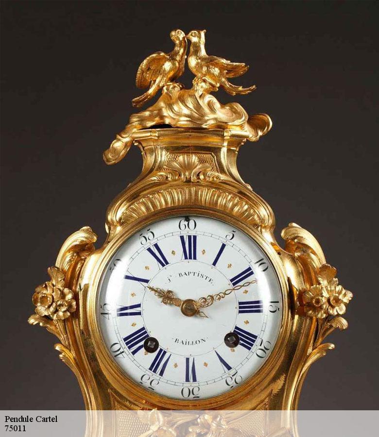 Pendule Cartel paris-11-75011 Artisan Horloger 75
