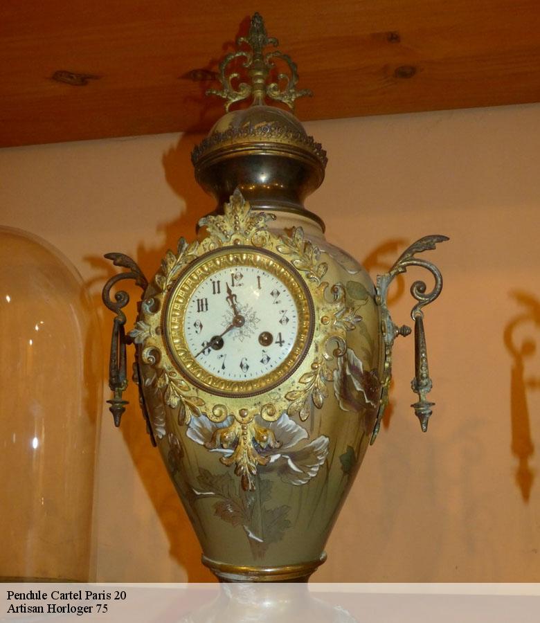 Pendule Cartel paris-20-75020 Artisan Horloger 75