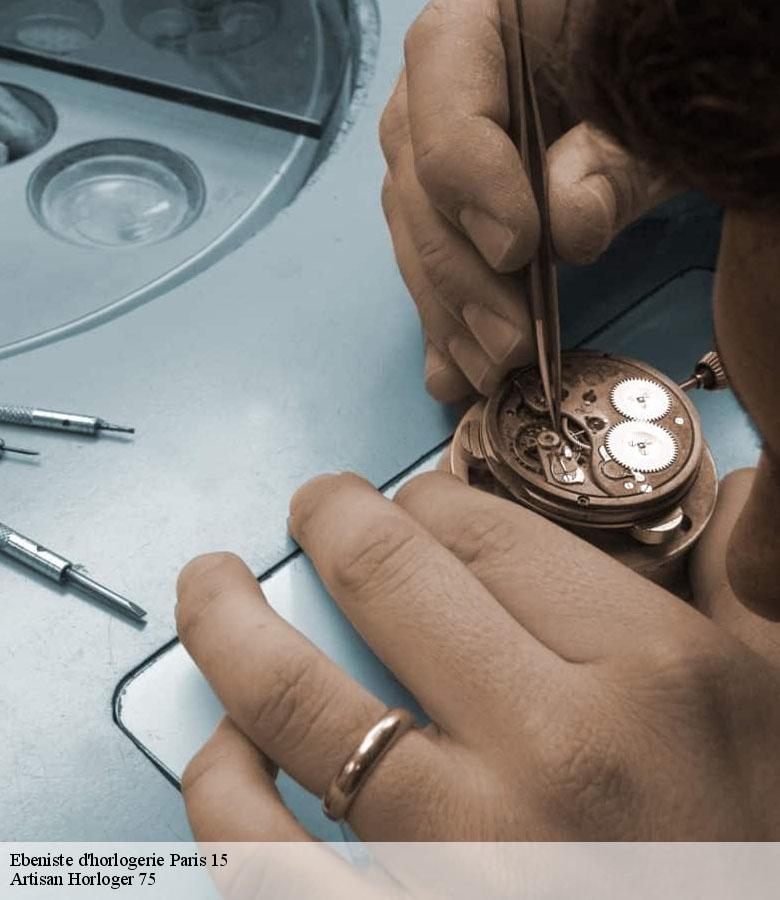 Ebeniste d'horlogerie paris-15-75015 Artisan Horloger 75