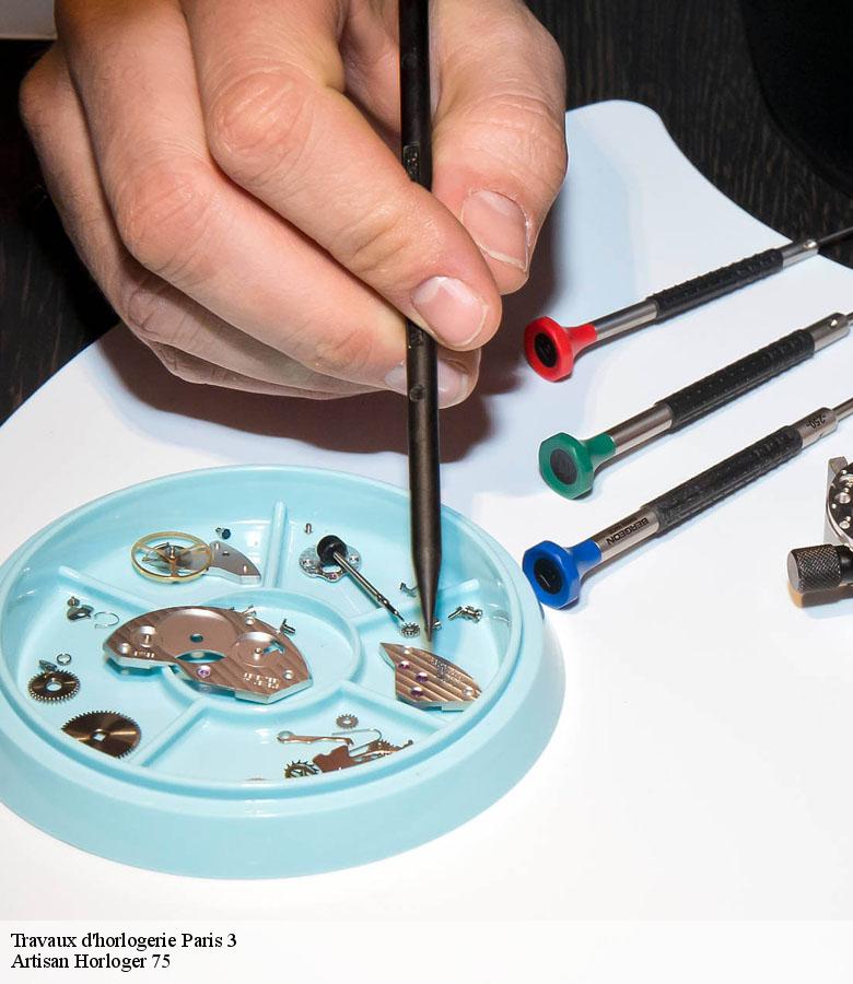 Travaux d'horlogerie paris-3-75003 Artisan Horloger 75