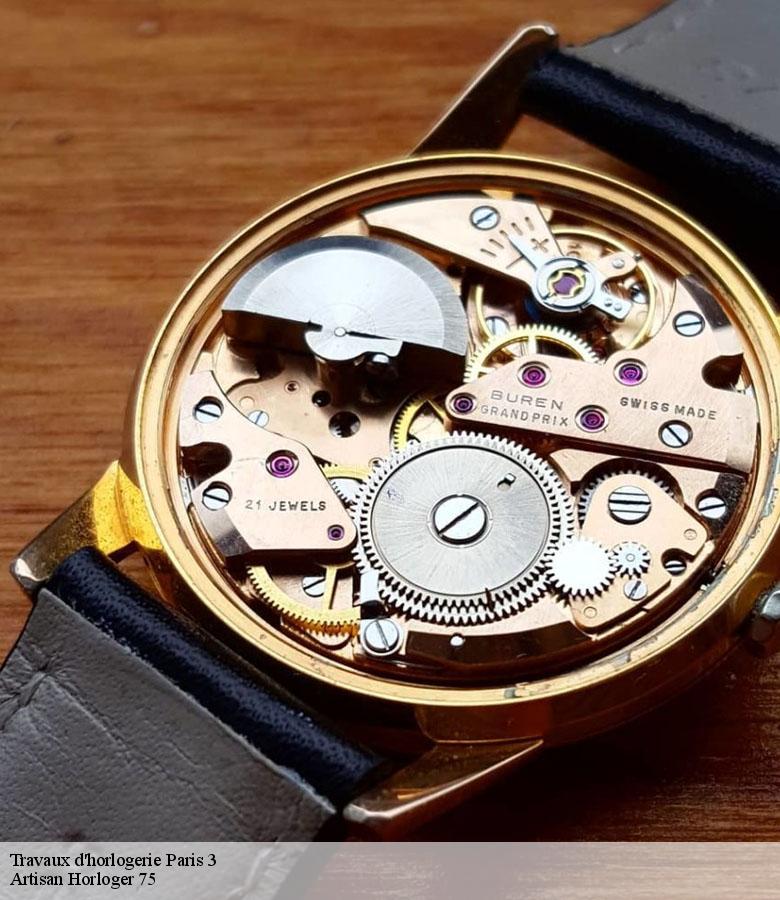 Travaux d'horlogerie paris-3-75003 Artisan Horloger 75