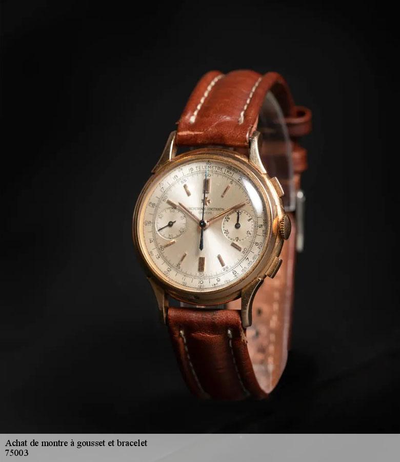 Achat de montre à gousset et bracelet paris-3-75003 Artisan Horloger 75