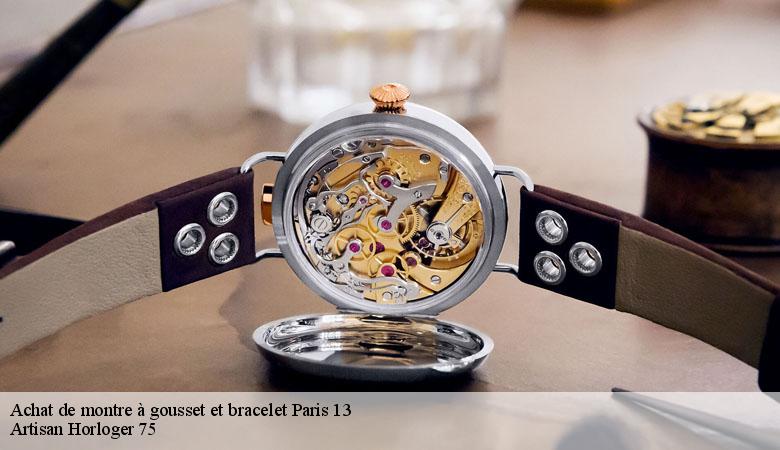 Achat de montre à gousset et bracelet  paris-13-75013 Artisan Horloger 75
